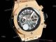 Super clone Hublot Big Bang 7750 chronograph black rubber rose gold black dial (4)_th.jpg